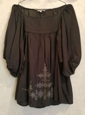 Blouse gris anthracite coupe