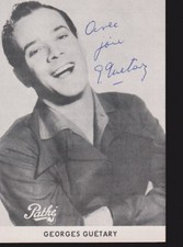 Georges GUETARY PHOTOGRAPHIE sur CARTE PATHE 15*10 avec AUTOGRAPHE -5-