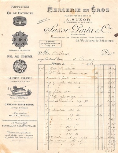 1923 mercerie gros suzor - en,