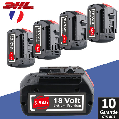 Pour bosch batterie 18v 5ah - batterie,