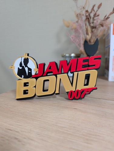 Plaque james bond 007 - plaque, logo
