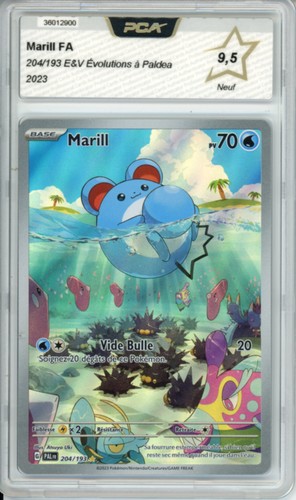 Carte pokémon marill - carte, 204/193