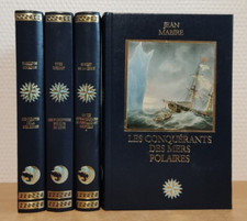 Lot de 4 livres LES GRANDES AVENTURES MARITIMES (éditions de Crémille)