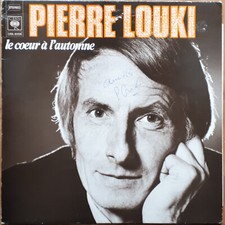 PIERRE LOUKI LE COEUR A L’AUTOMNE Dédicace LOUKI + Dédicace imprimée BRASSENS