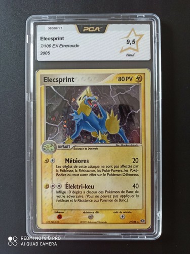 Carte pokémon elecsprint - carte,