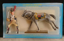 3 Figurines Starlux Glorieux Cavaliers de Napoléon en Plomb dans boîte d'origine