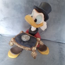 Statue Oncle Picsou en résine H 40cm datant des années 80 Rare / TBE