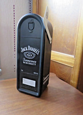 boite  vide en métal jack daniels en forme de boite au lettre