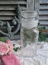 ANCIEN BOCAL EN VERRE A BONBONS 1900