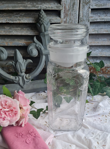 Ancien bocal verre - bocal, en