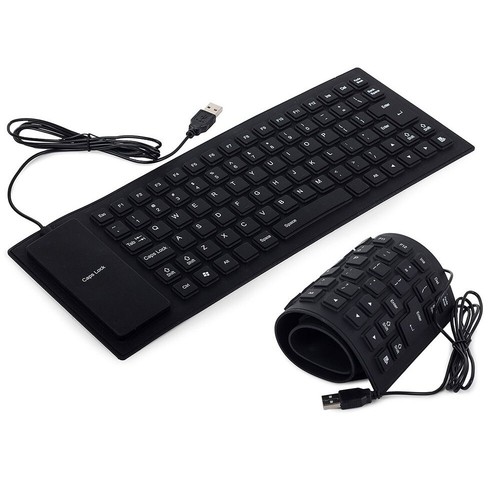 Clavier silicone étanche noir - clavier,