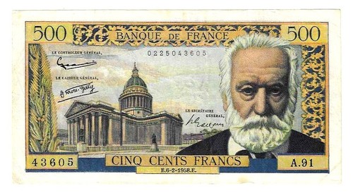 France 500 victor hugo - 500,
