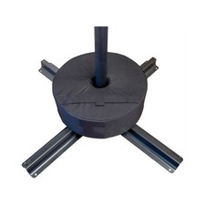 Sac de sable rond 18 pouces poids en porte-à-faux pour parasol de patio ouvertu