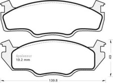 154 MGA Kit de plaquettes de