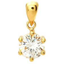 Pendentif Solitaire 8mm