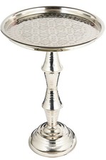 Table D'Appoint En Laiton Oriental Pour Fleurs Fasla Argent
