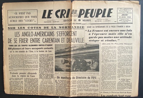 Cri peuple 8 - du, juin