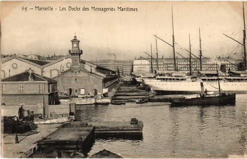 Cpa marseille docks des - marseille,