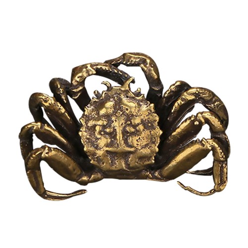 Décoration crabe laiton - décoration, en