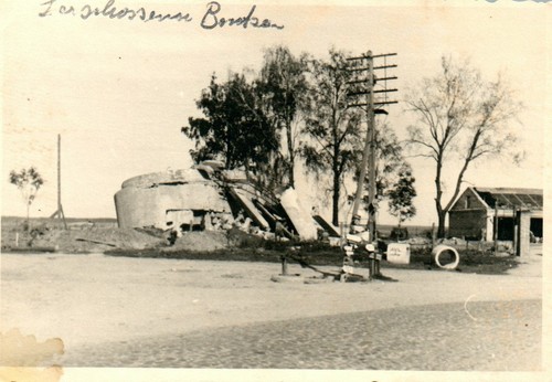 Photo ww2 vue un bunker - ww2,, d'un