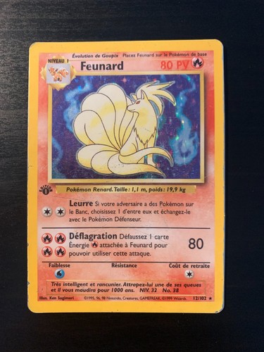 Carte pokémon feunard - :,