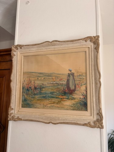 Ancien tableau peinture - ancien, tableau,
