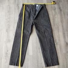 Vetement de travail ancien pantalon gris moucheté