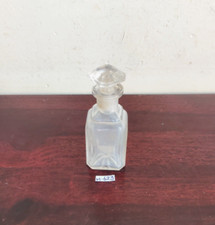 1920s Vintage Ancien Transparent Parfum Flacon en Verre Décoratifs de Collection