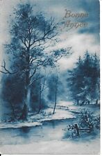 Carte de voeux ancienne (1928)