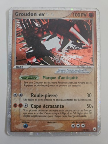 Carte pokémon groudon - pokémon,