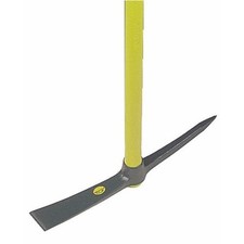 Pioche de jardin et terrassier douille ronde manche tri-matière Novagrip LEBORG