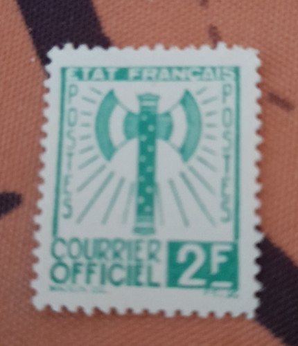Timbre service yvert - timbre, de