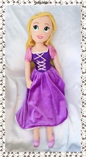 Poupée Peluche Raiponce Robe Mauve Disney Store
