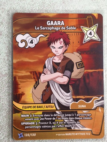 Naruto mythos carte gaara - carte,