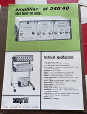 ancien semprini amplificateur