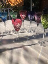 Série De Verres A Vin/ Eau cristallerie d exception signé St Louis cristal .