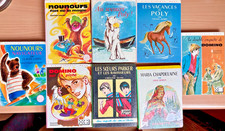 Lot de 8 anciens livres
