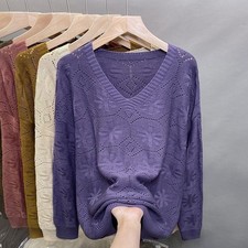 Pull Femme Maille Jacquard Col