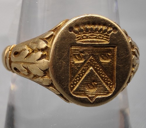 Bague chevalière avec - chevaliÈre,