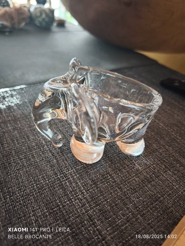 Cendrier cristal vannes - en, de
