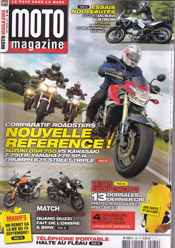 Moto magazine 280 suz dl - moto,