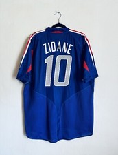 France Home Football Shirt Jersey 2004-2006 Adidas Zinedine Zidane 10 XL 600222