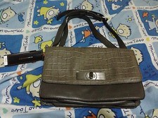 BCBG Maxazria brown croc