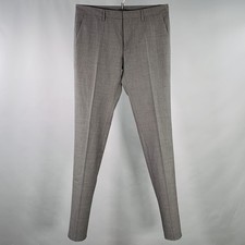 Pantalon De Costume À Plat En