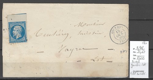 France lettre gourdon lot - gourdon,