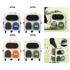 Sac de Transport pour Chat Modèle Sac Trolley et Sac à Dos pour Animal Caisse