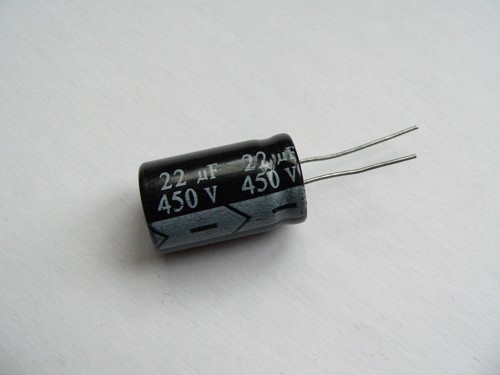 22uf 450v radial condensateur - 450v,