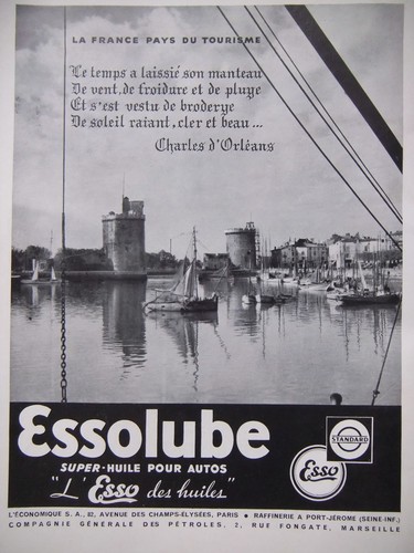 Publicité presse 1935 huiles - presse,