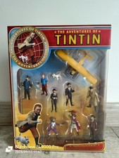 Boite 10 Figurines Tintin/