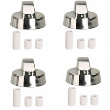 Argent Plaque de Cuisson Four Bouton Gaz Électrique Cuisinière Grille Contrôle &